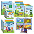 Preschool Prep Learning Pack, Letters Numbers Shapes & Colors Activity Set for Kids Early Learning Skills